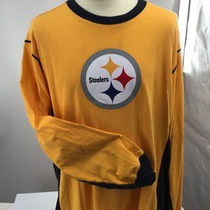 Reebok NFL Team Apparel, 2XL Pittsburg Steeler Long Sleeve Jersey